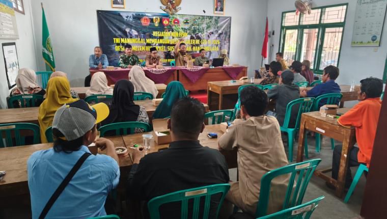 TMMD Reguler ke-129  Bekali Warga Soal Ketahanan Pangan