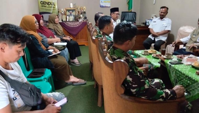 Matangkan Persiapan Kunjungan Tim Wasev TMMD Kasdim 0704/Banjarnegara Gelar Rapat Bersama Forkopimcam Susukan