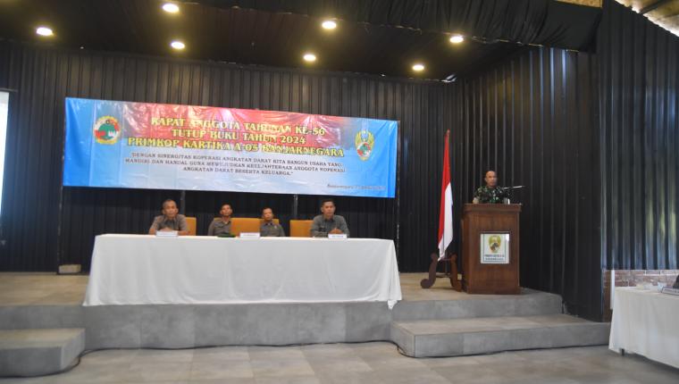 Rapat Tahunan Primkop Kartika A-05 Banjarnegara Bangun Sinergi untuk Kesejahteraan Anggota