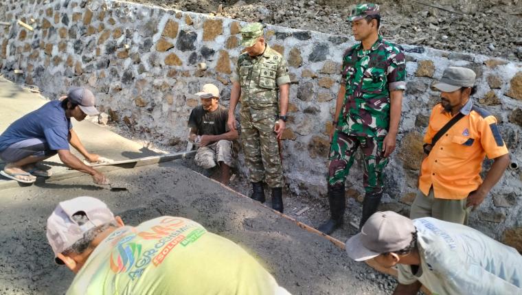 Dandim Banjarnegara Tinjau Progres TMMD Reguler ke-129