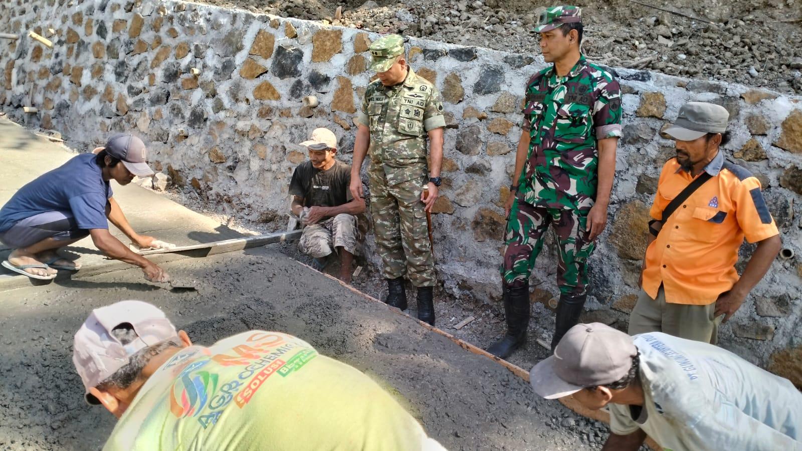 Dandim Banjarnegara Tinjau Progres TMMD Reguler ke-129