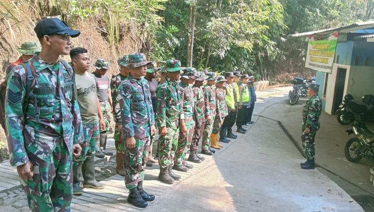 Apel Pagi Jadi Awal Semangat Satgas TMMD Bangun Desa Gumelem Kulon