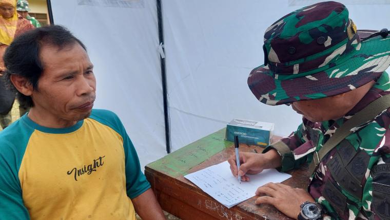 Denkesyah Purwokerto Dirikan Posko Kesehatan di Lokasi Bencana Tanah Longsor di Petungkriyono