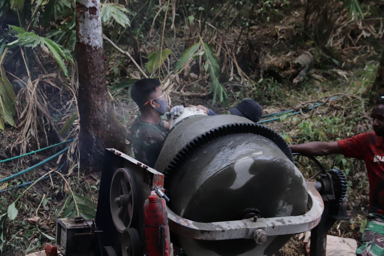 Molen Jadi Jantung Pengecoran TMMD Reguler ke-129