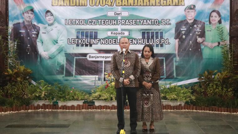 Letkol Nodelismen Hulu Resmi Pimpin Kodim 0704/Banjarnegara