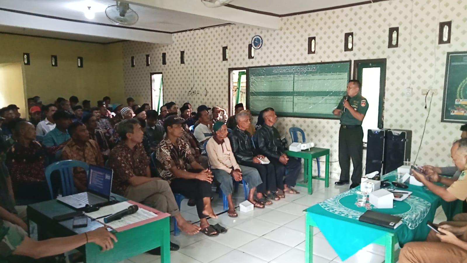 Danramil 09 Susukan Gelar Komsos dengan Kelompok Tani Bahas Swasembada Pangan