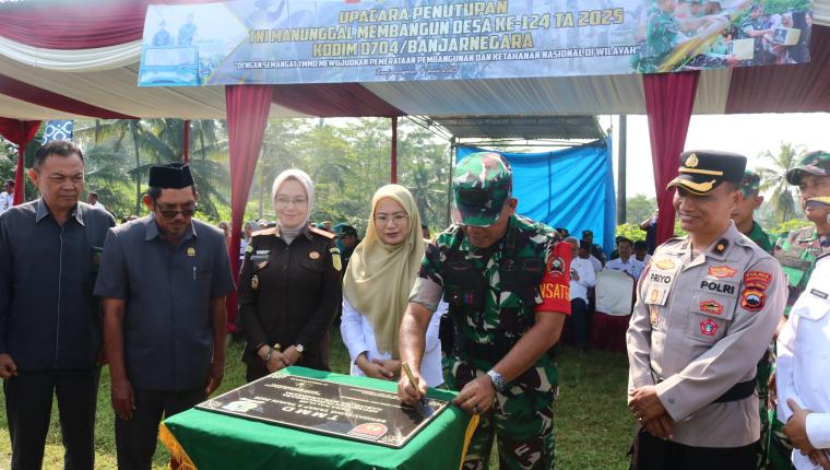 TMMD Sengkuyung Tahap II Banjarnegara Resmi Ditutup Jembatan Baru Hadirkan Harapan Baru di Kaliajir
