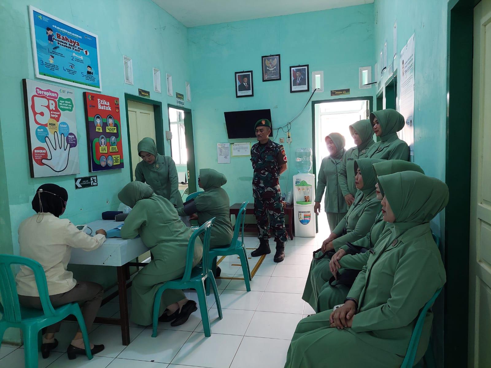 Persit Peduli Kesehatan Gelar Pemeriksaan Medis untuk Anggota