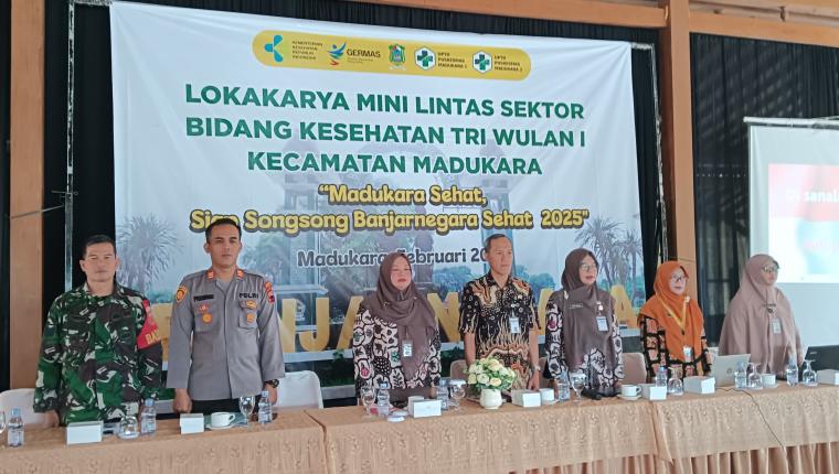 Babinsa Koramil 14 Madukara Hadiri Lokakarya Puskesmas untuk Perkuat Sinergi Lintas Sektor