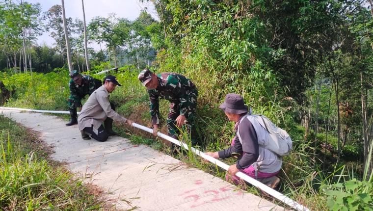 Satgas TMMD Reg 129 Percepat Jaringan Air Bersih