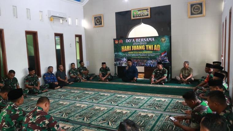 Kodim 0704 Banjarnegara Gelar Do’a Bersama Peringati Hari Juang TNI AD 2025
