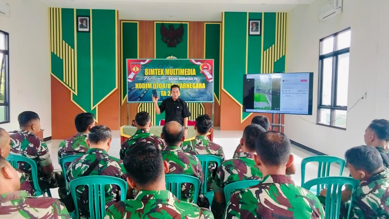 Kodim 0704 Banjarnegara Gelar Bimtek Multimedia Tingkatkan Profesionalisme Publikasi Satuan