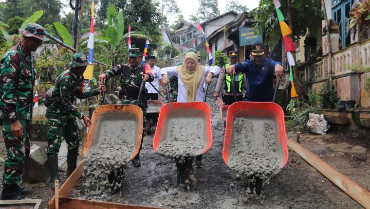Kodim 0704 Banjarnegara Resmi Buka TMMD Sengkuyung Tahap II 2026 di Desa Lawen
