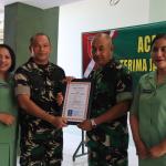 Dandim 0704 Banjarnegara Pimpin Corps Raport Sertijab dan Pelepasan Personel Purna Tugas