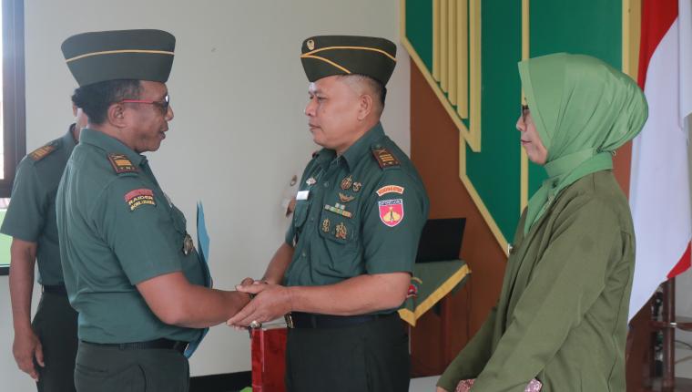 Lepas Tugas Jaga Dedikasi Kapten Inf Asep Zaenal Pindah Satuan ke Kodim 0703 Cilacap