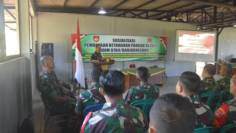Kodim 0704 Banjarnegara Bangun Kemandirian Pangan Desa
