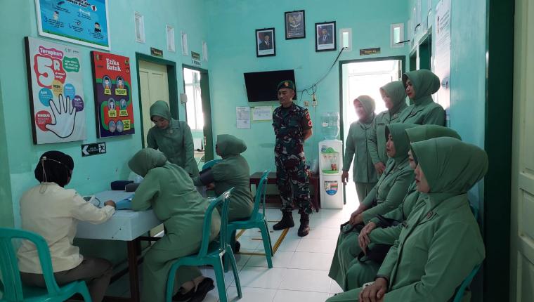 Persit Peduli Kesehatan Gelar Pemeriksaan Medis untuk Anggota