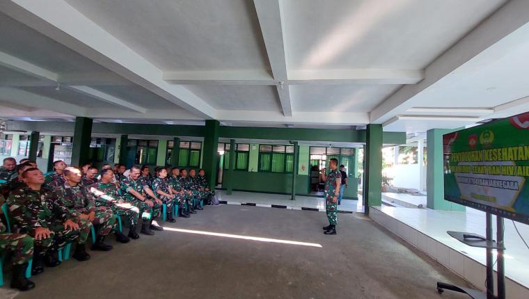 Poskes Kartika Banjarnegara Gelar Penyuluhan Kesehatan untuk Anggota Kodim 0704