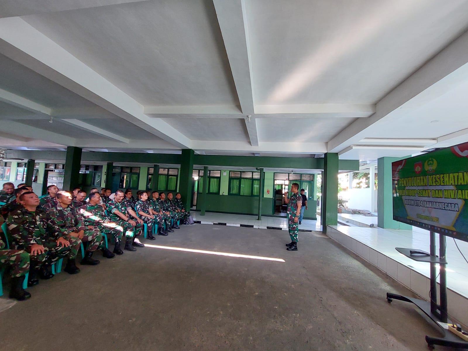 Poskes Kartika Banjarnegara Gelar Penyuluhan Kesehatan untuk Anggota Kodim 0704