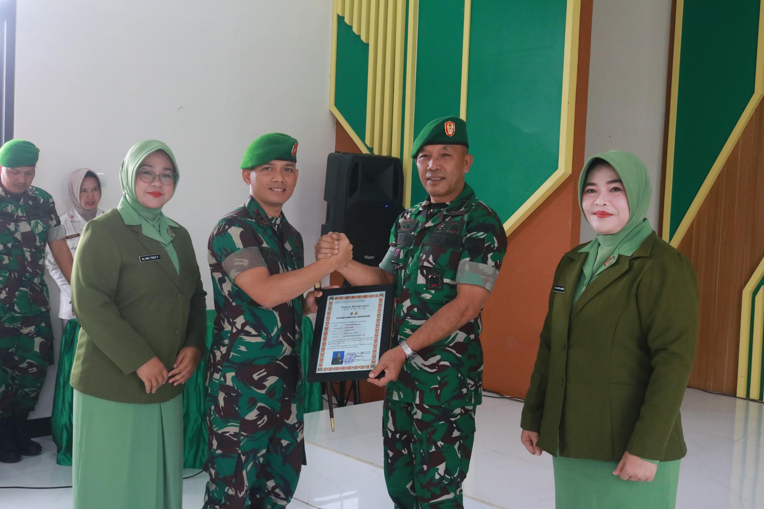 Serah Terima Jabatan Wujud Dinamika dan Profesionalisme di Kodim 0704 Banjarnegara