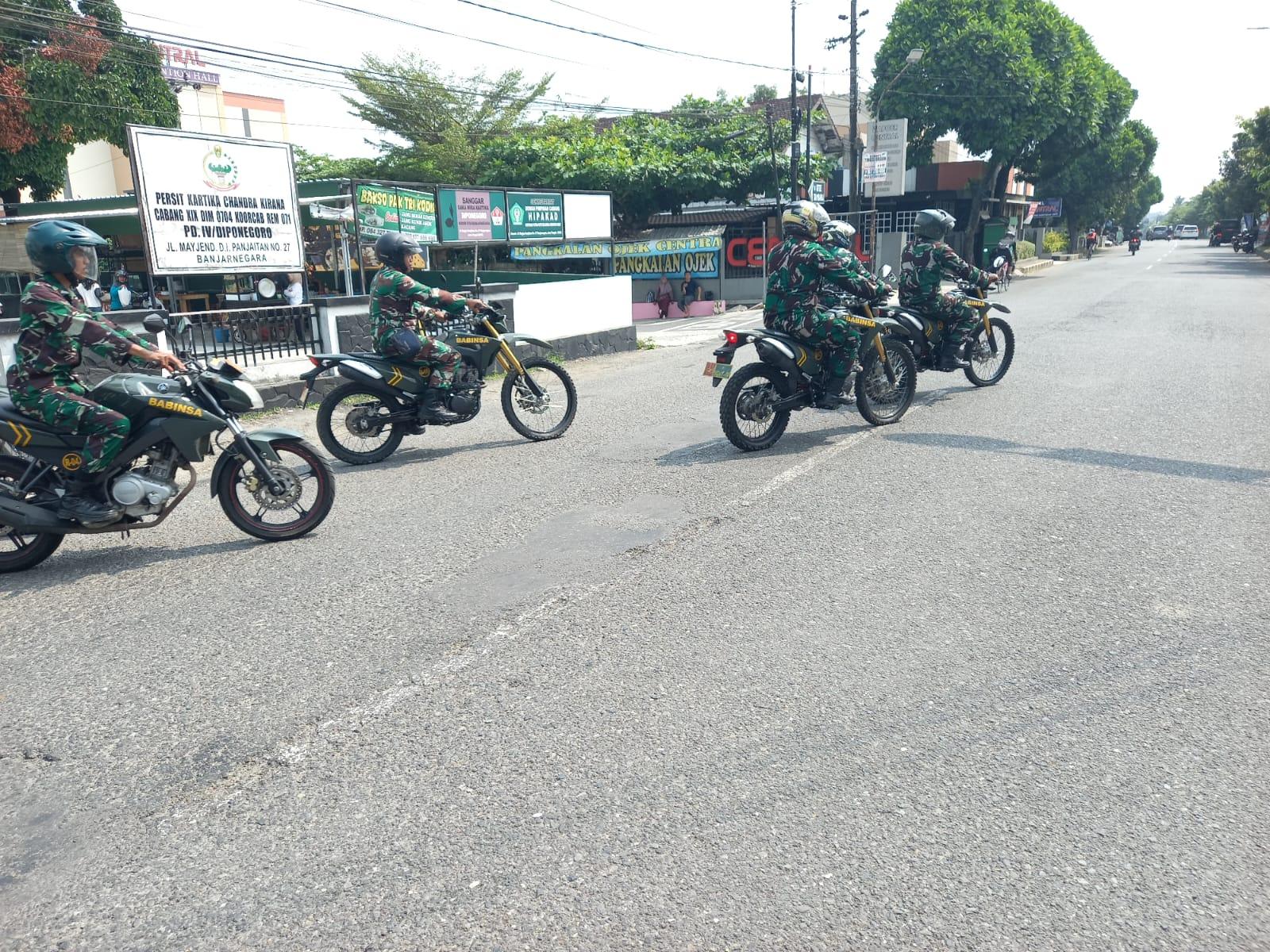 Kodim 0704 Banjarnegara Gelar Patroli Mandiri Jaga Kondusifitas Wilayah